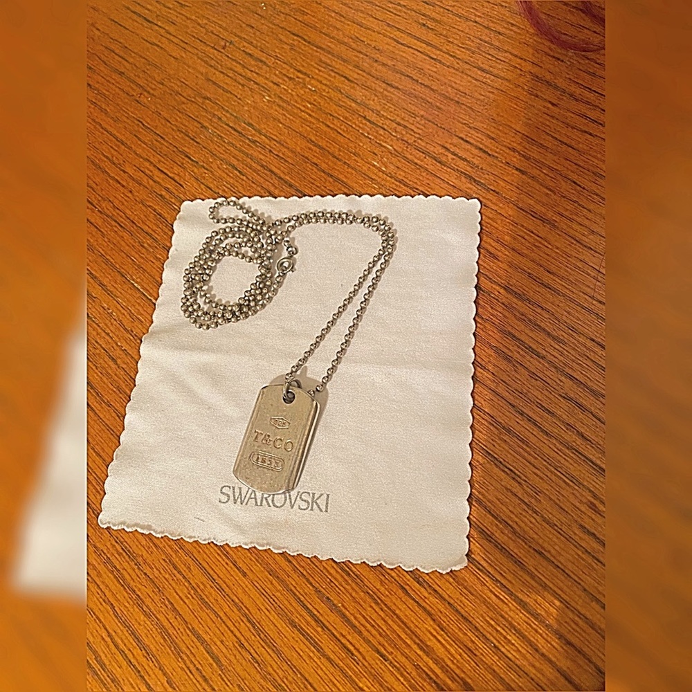 Tiffany &Co. Sterling Silver 1837 dog tag